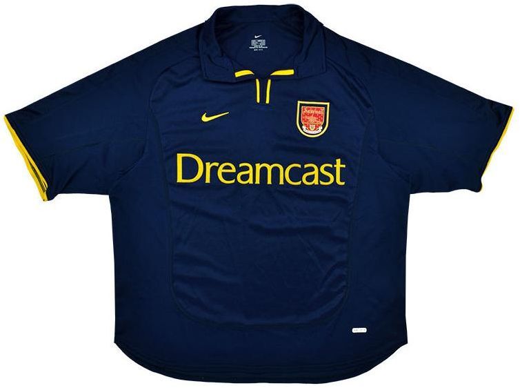 Arsenal FC derde shirt seizoen 2000/2001