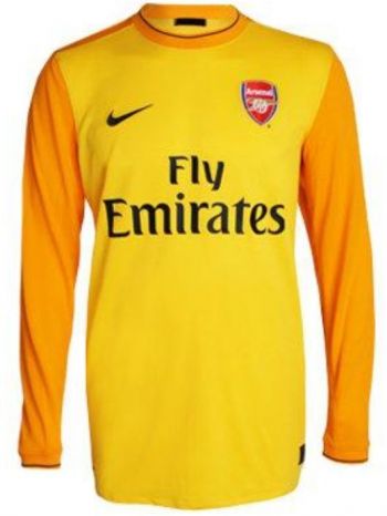 Arsenal FC keepershirt seizoen 2009/2010