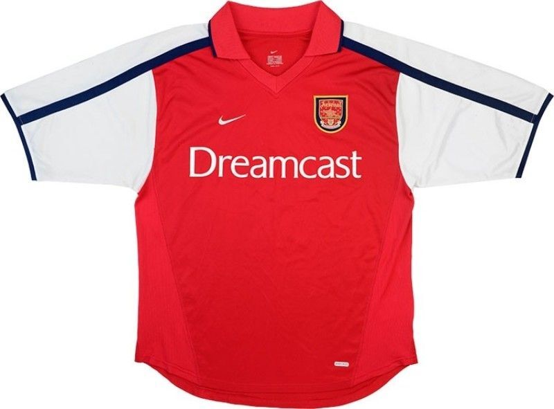 Arsenal FC thuisshirt seizoen 2001/2002