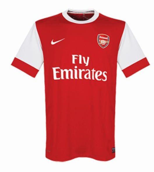 Arsenal FC thuisshirt seizoen 2010/2011