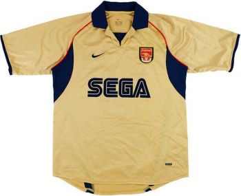 Arsenal FC uitshirt seizoen 2001/2002