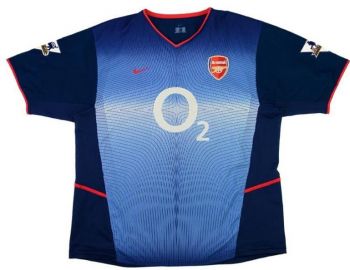 Arsenal FC uitshirt seizoen 2002/2003