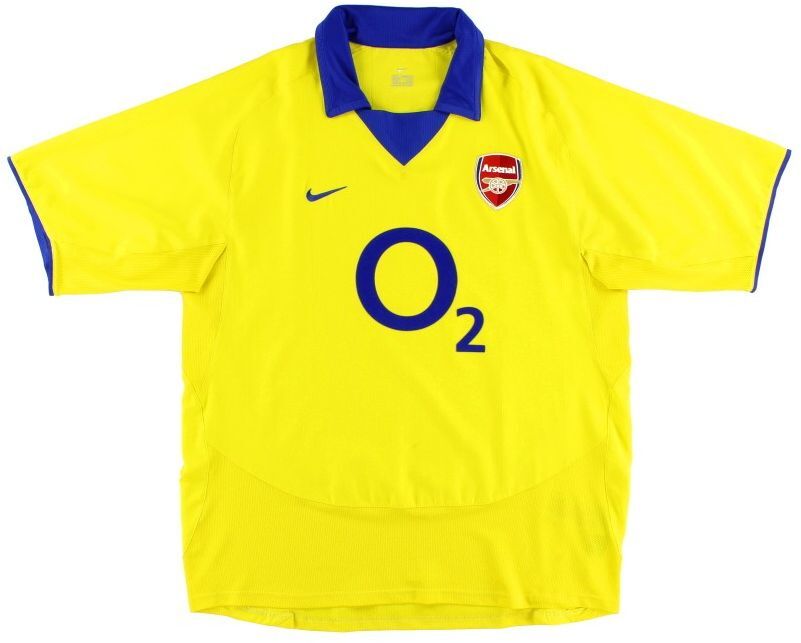 Arsenal FC uitshirt seizoen 2003/2004