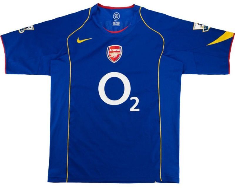 Arsenal FC uitshirt seizoen 2004/2005