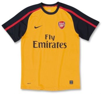 Arsenal FC uitshirt seizoen 2008/2009