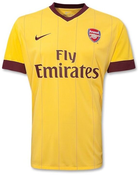 Arsenal FC uitshirt seizoen 2010/2011