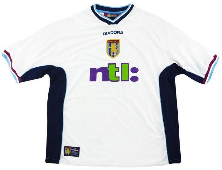Aston Villa FC derde shirt seizoen 2000/2001