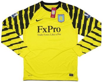 Aston Villa FC keepershirt seizoen 2010/2011