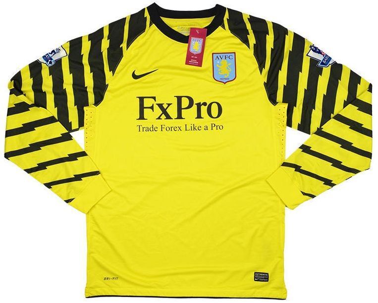 Aston Villa FC keepershirt seizoen 2010/2011