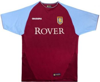 Aston Villa FC thuisshirt seizoen 2003/2004