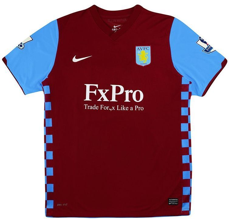 Aston Villa FC thuisshirt seizoen 2010/2011