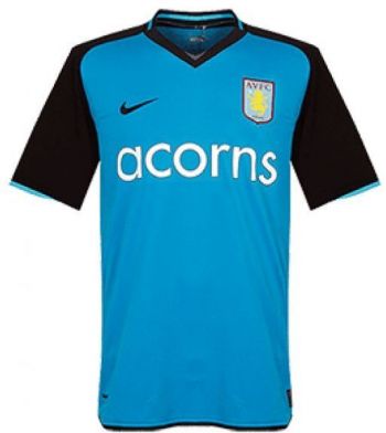 Aston Villa FC uitshirt seizoen 2008/2009