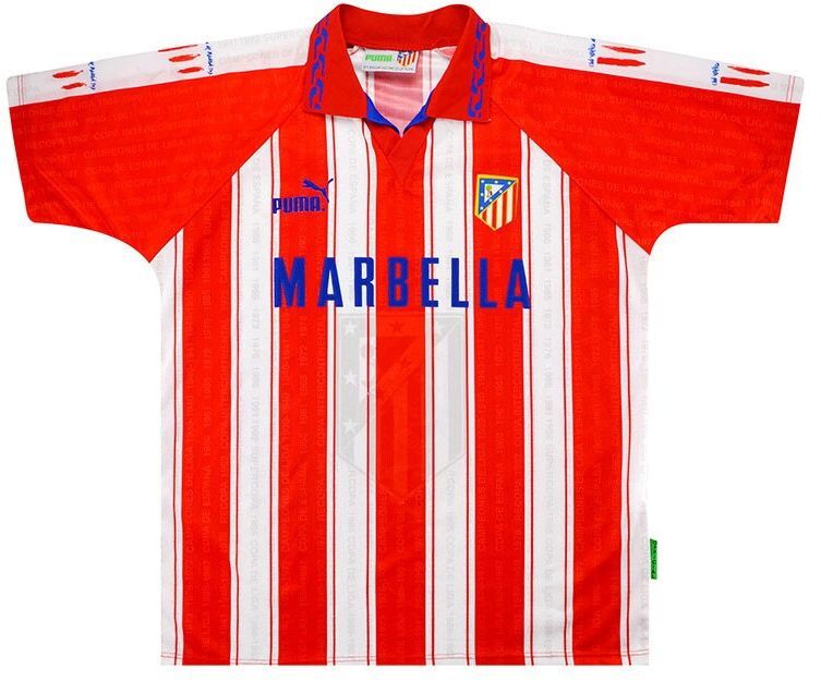 Atlético Madrid thuisshirt seizoen 1995/1996