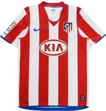Atlético Madrid thuisshirt seizoen 2008/2009