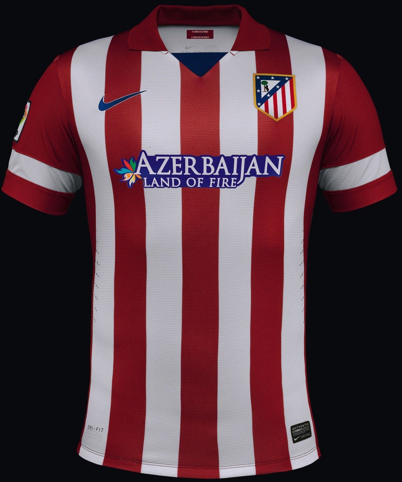 Atlético Madrid thuisshirt seizoen 2013/2014