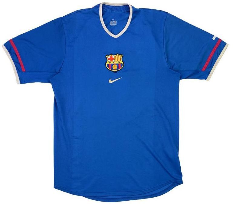 Barcelona derde shirt seizoen 2001/2002