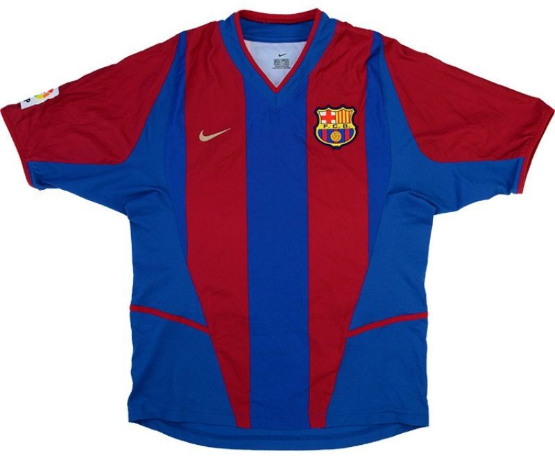 Barcelona thuisshirt seizoen 2002/2003