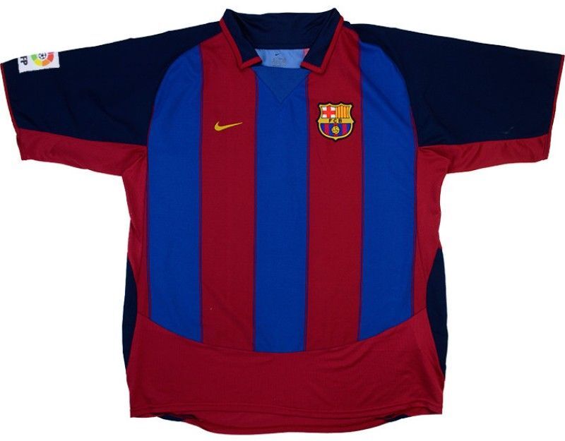 Barcelona thuisshirt seizoen 2003/2004