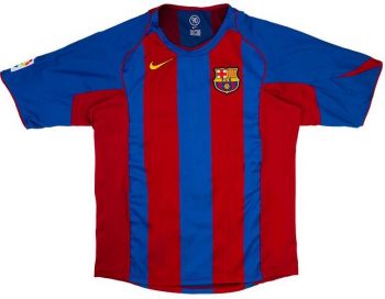 Barcelona thuisshirt seizoen 2004/2005