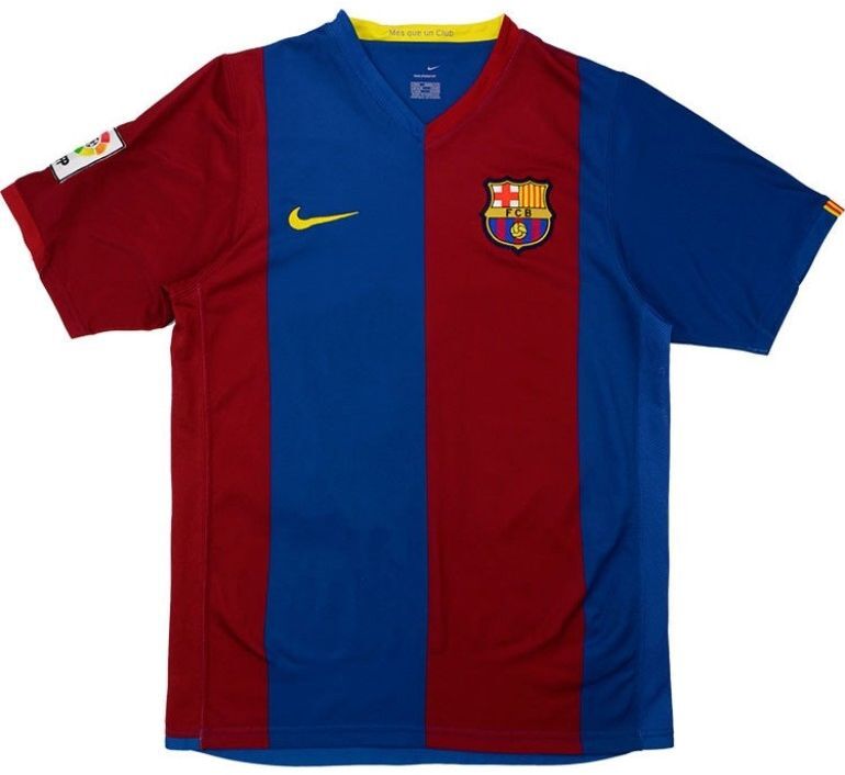 Barcelona thuisshirt seizoen 2006/2007