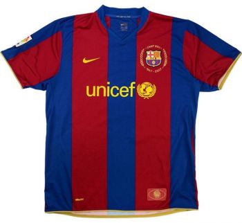 Barcelona thuisshirt seizoen 2007/2008