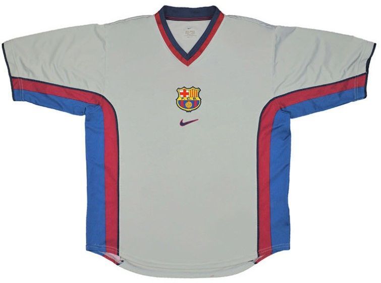 Barcelona uitshirt seizoen 2000/2001