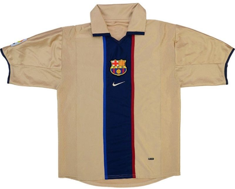 Barcelona uitshirt seizoen 2001/2002