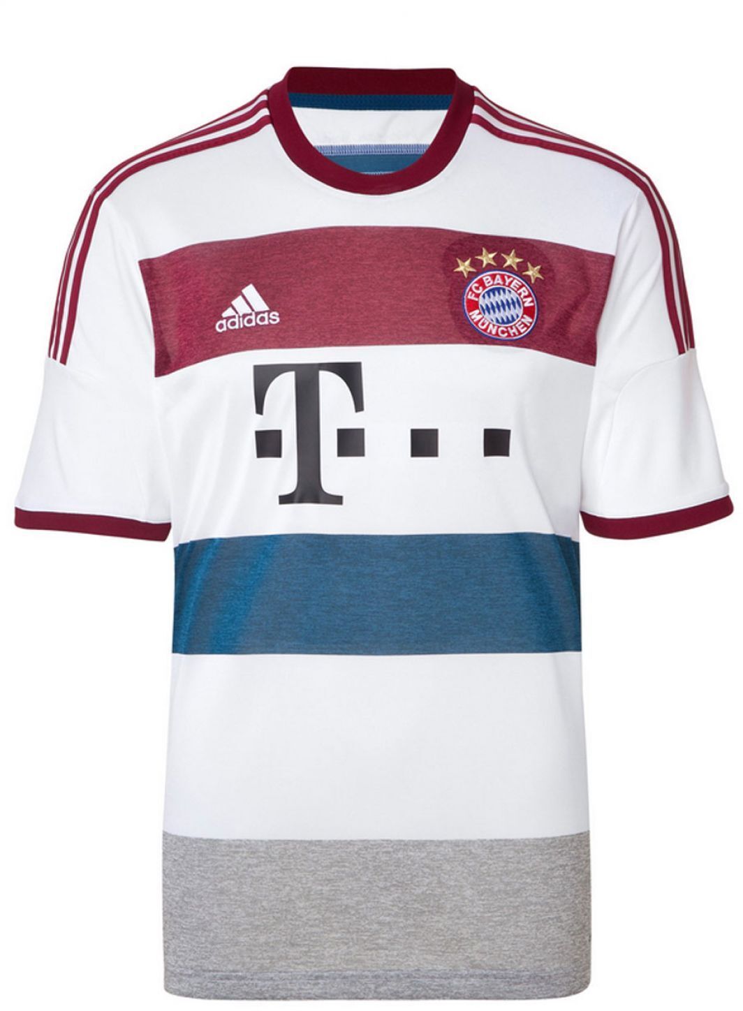 Uitdaging blad Levendig Bayern München uitshirt seizoen 2014/2015 х Voetbalshirt Museum