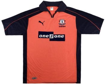 Everton FC derde shirt seizoen 2001/2002