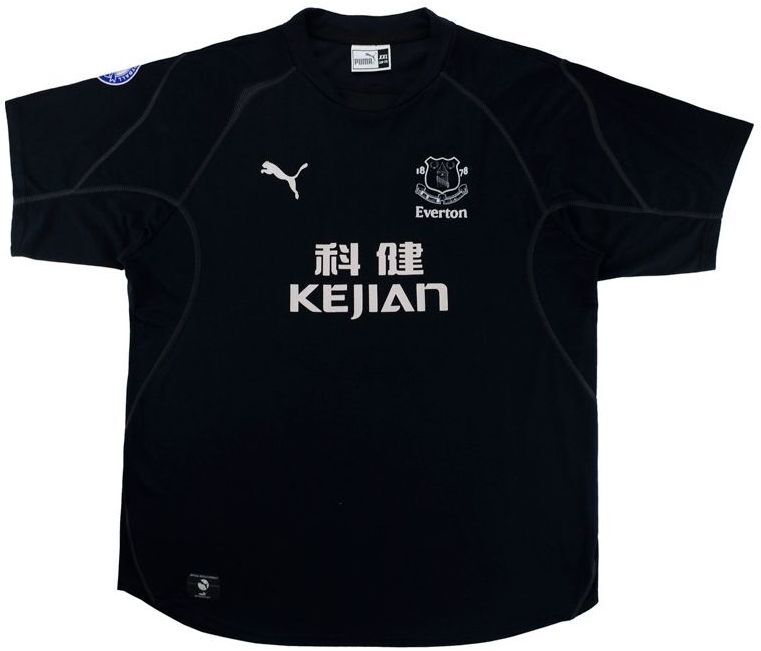 Everton FC derde shirt seizoen 2002/2003