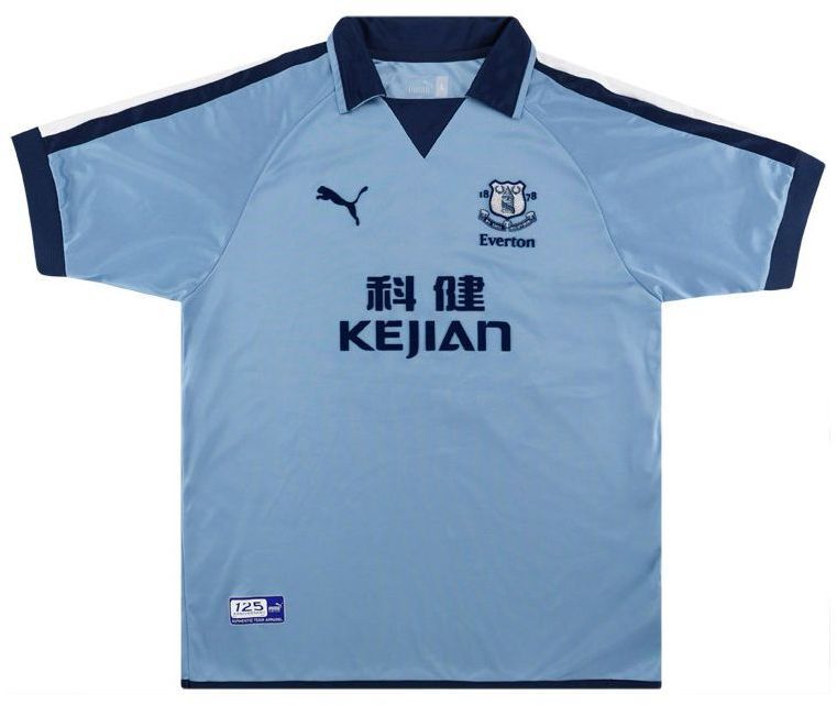 Everton FC derde shirt seizoen 2003/2004