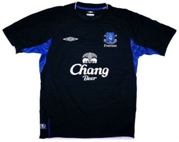 Everton FC derde shirt seizoen 2004/2005