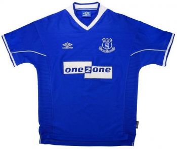 Everton FC thuisshirt seizoen 1999/2000