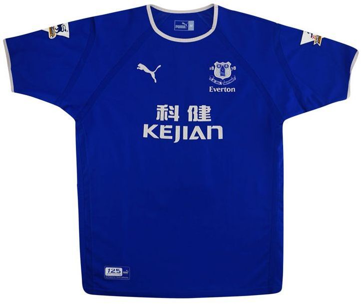 Everton FC thuisshirt seizoen 2003/2004
