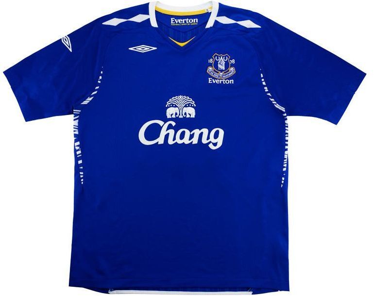 Everton FC thuisshirt seizoen 2007/2008