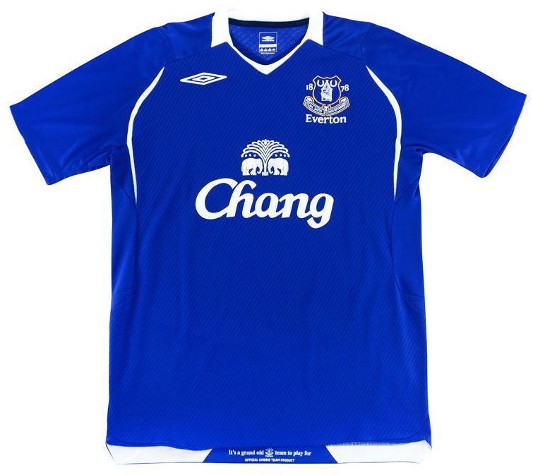 Everton FC thuisshirt seizoen 2008/2009