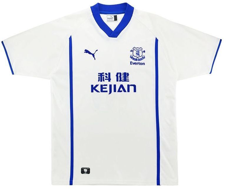 Everton FC uitshirt seizoen 2002/2003
