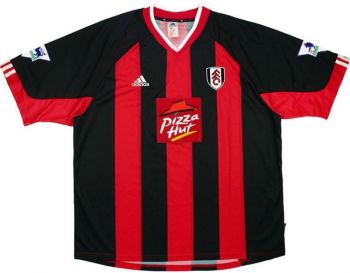Fulham FC uitshirt seizoen 2001/2002