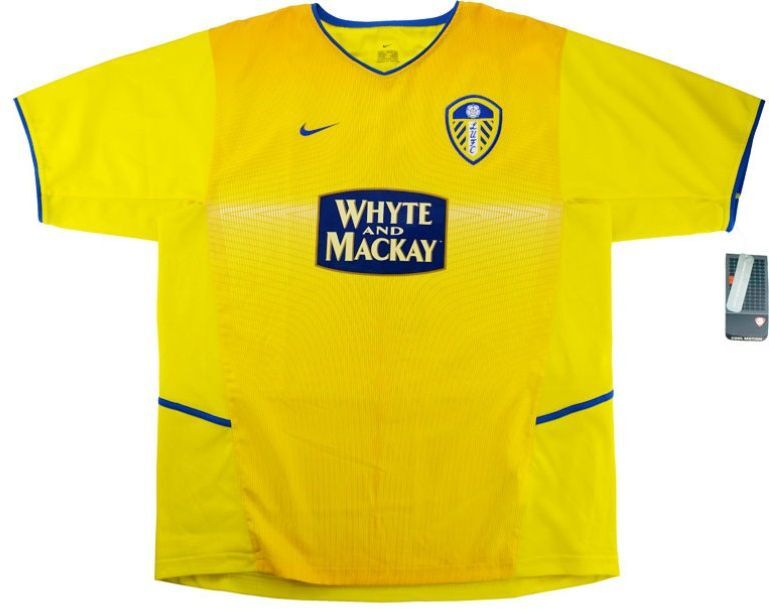 Leeds United FC derde shirt seizoen 2003/2004