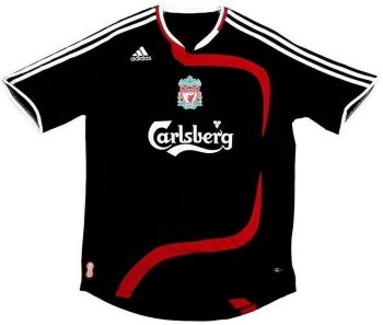 Liverpool FC derde shirt seizoen 2007/2008