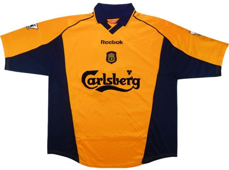 Liverpool FC uitshirt seizoen 2000/2001