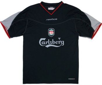 Liverpool FC uitshirt seizoen 2002/2003
