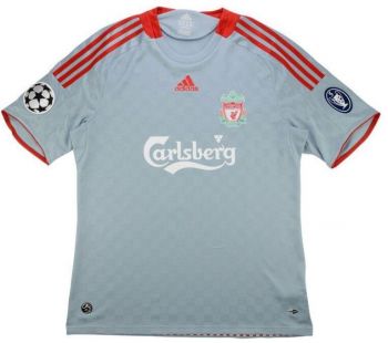Liverpool FC uitshirt seizoen 2008/2009
