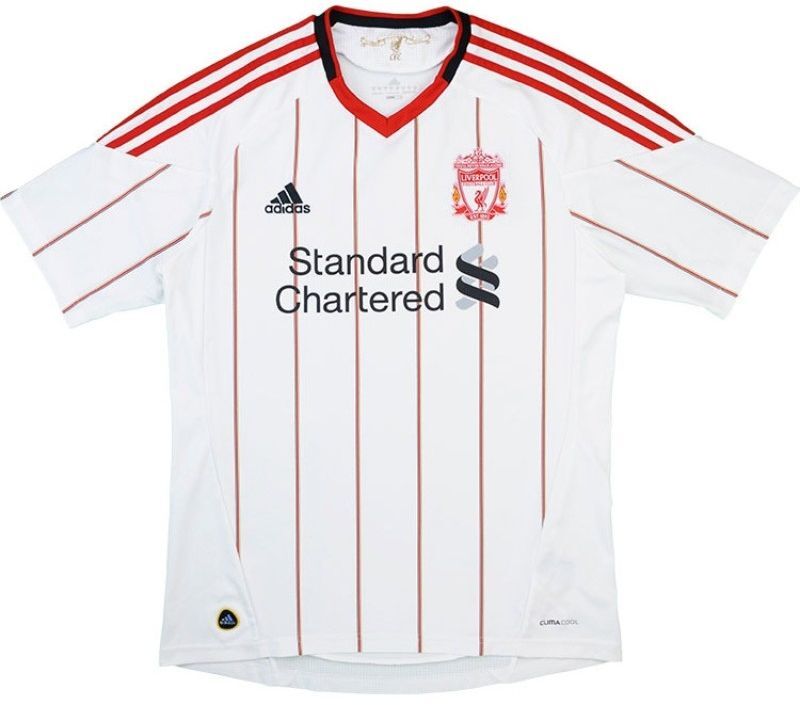 Liverpool FC uitshirt seizoen 2010/2011