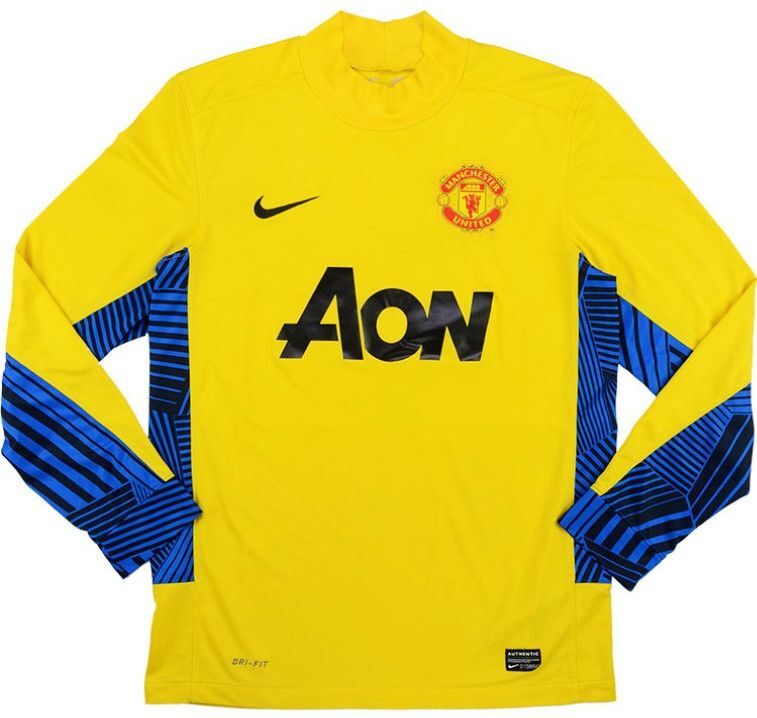 Manchester United FC 2e keepershirt seizoen 2011/2012