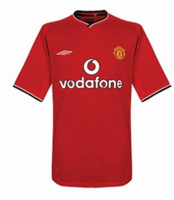 Manchester United FC thuisshirt seizoen 2001/2002
