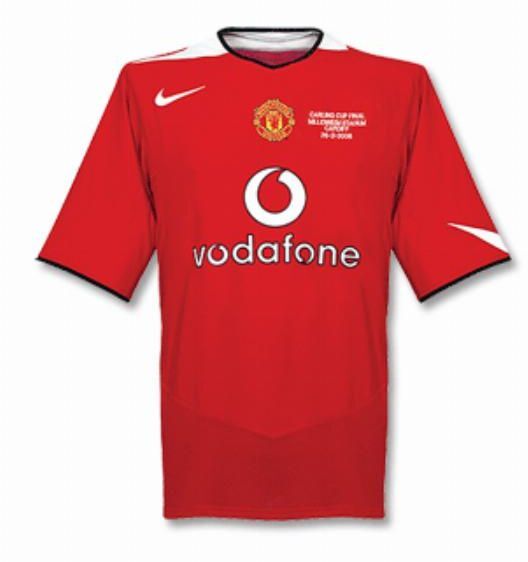 Manchester United FC thuisshirt seizoen 2005/2006