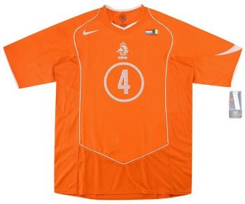 Nederlands elftal thuisshirt seizoen 2004