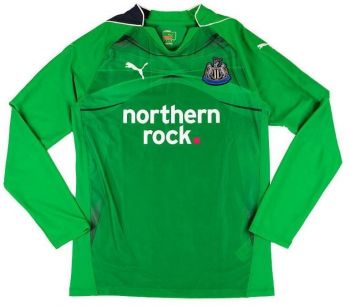 Newcastle United FC 2e keepershirt seizoen 2010/2011