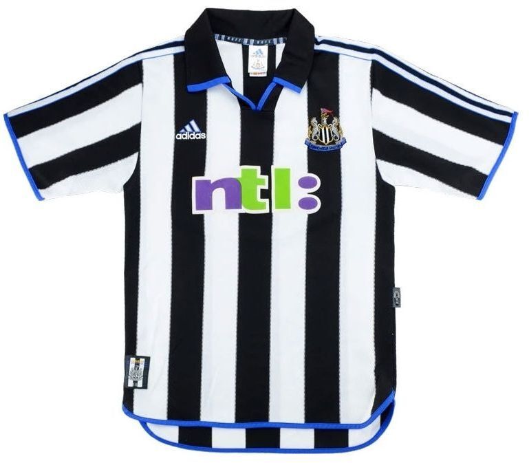 Newcastle United FC thuisshirt seizoen 2000/2001